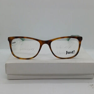 NWT UNISEX JUST EYEGLASS FRAMES 301 TORTOISE GREEN